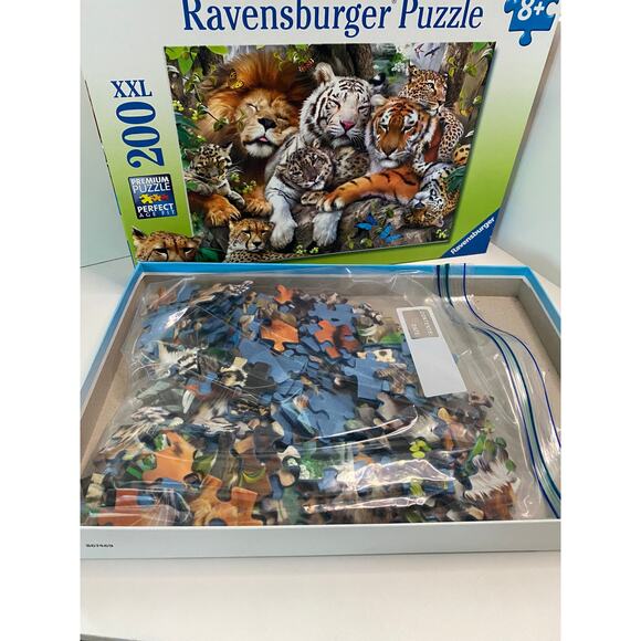 Ravensburger Jigsaw puzzle, Big Cat Nap, XXL 12 721 4, ages 8+, 200 piece - Picture 2 of 4